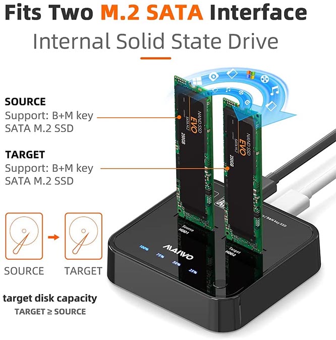 Best M.2 NVMe SSD Duplicator Cloner Docking Station [2023]