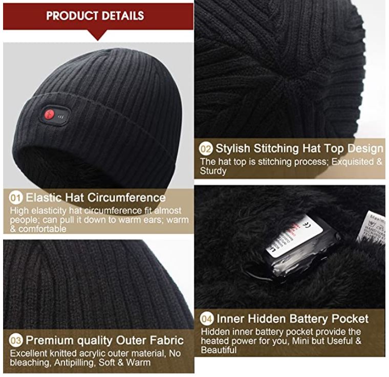 Svpro Battery Heated Beanie