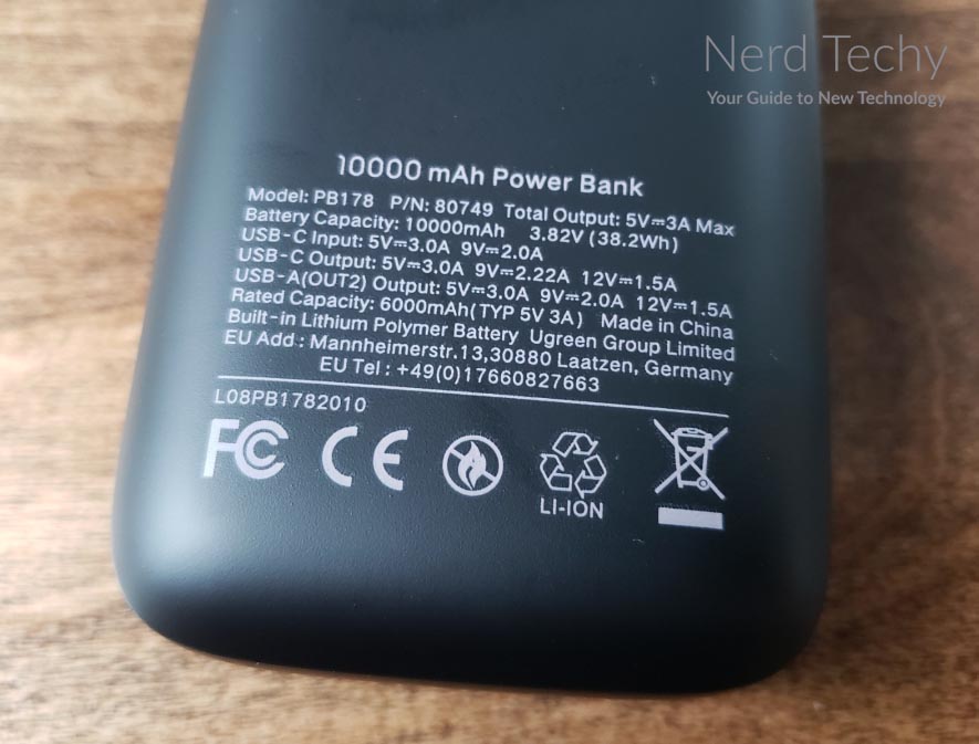 UGREEN 20W PD Power Bank