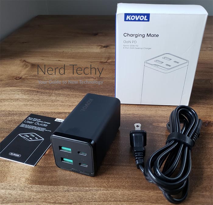 Kovol Sprint 120W 4-Port PD GaN Desktop Charger – Kovol Inc.