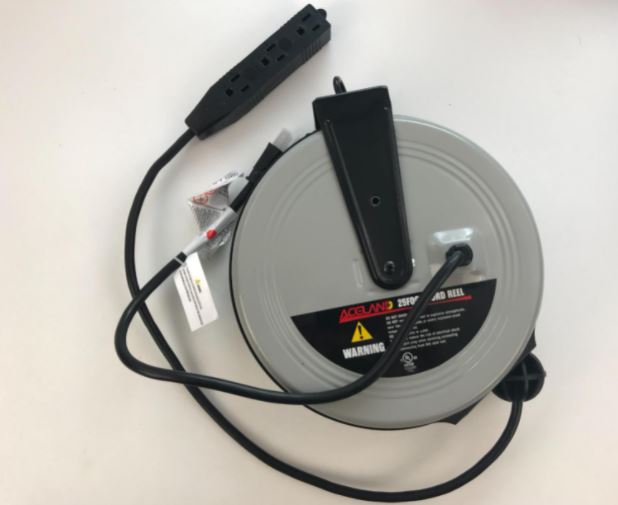 Aceland Retractable Extension Cord Reel