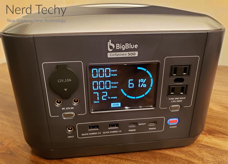 Review of the BigBlue CellPowa500 LiFePO4 Power Station - Nerd Techy