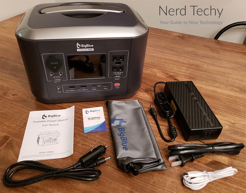 Review of the BigBlue CellPowa500 LiFePO4 Power Station - Nerd Techy