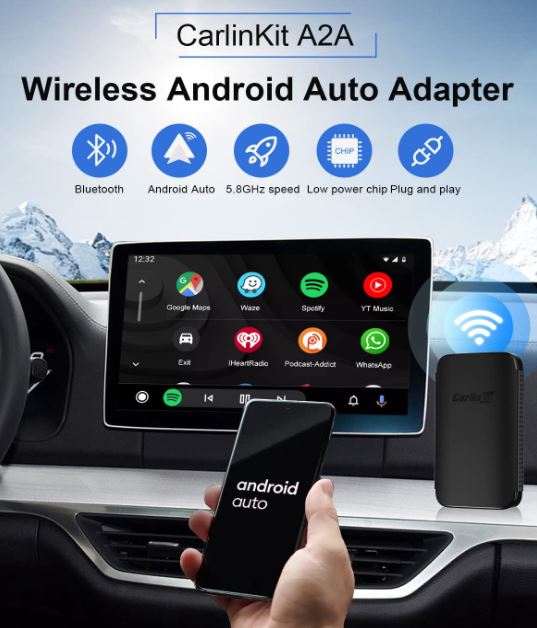 CarlinKit A2A Wireless Android Auto Adapter