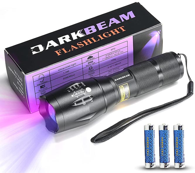 DARKBEAM Blacklight Flashlight