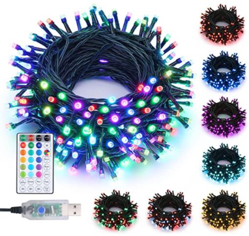 Joomer RGB Color Changing Christmas Lights