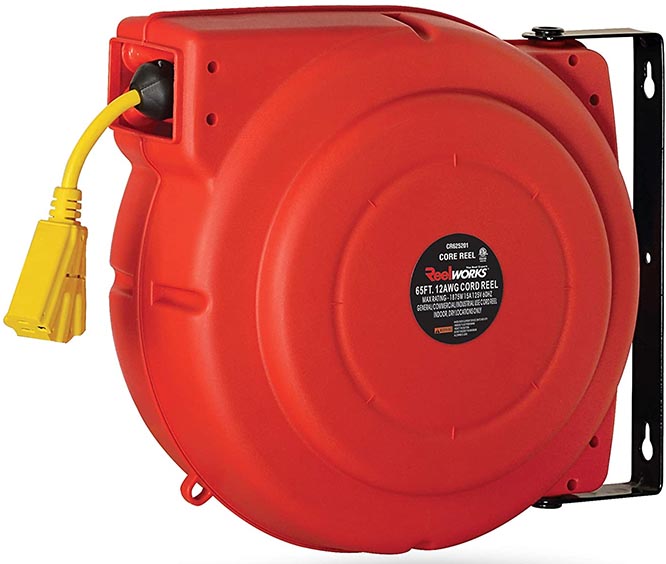 ReelWorks Heavy Duty Extension Cord Reel