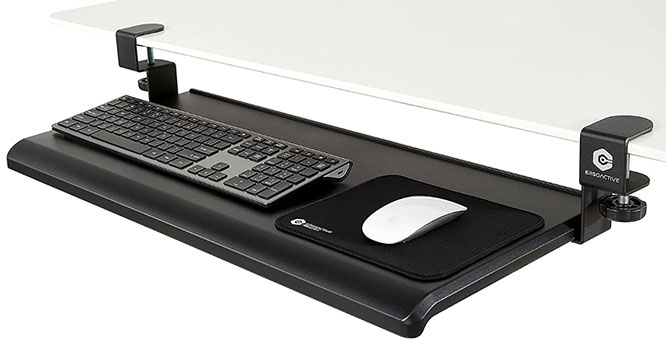 ErgoActive Extra Wide Under Desk Keyboard Tray