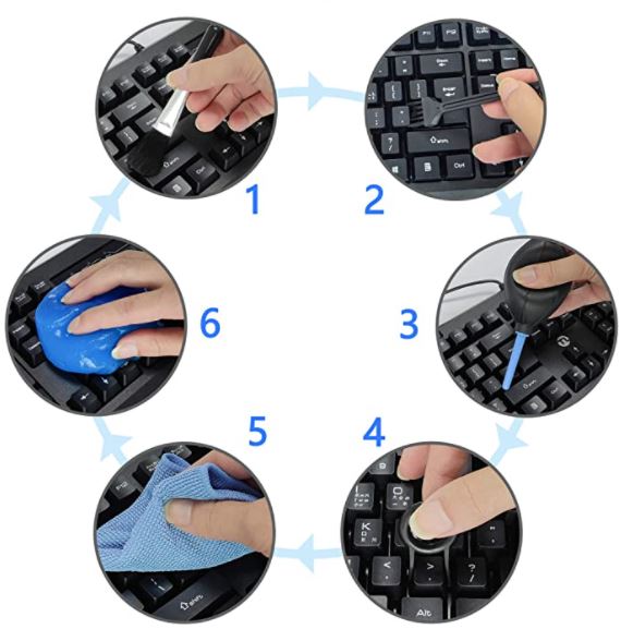 Buying Guide: Use a lemon-scented gel to clean your keyboard