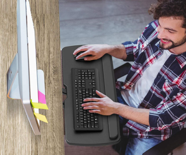 HUANUO Under Desk Keyboard Tray