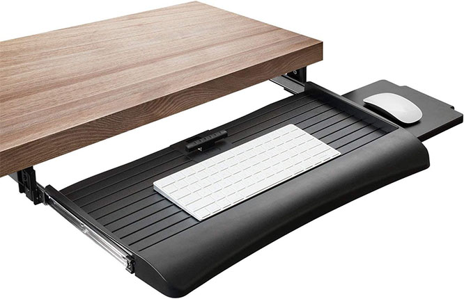 Mount-It Keyboard Mouse Drawer
