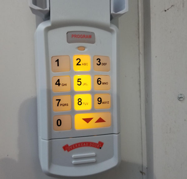 Overhead Door Wireless Garage Door Keypad