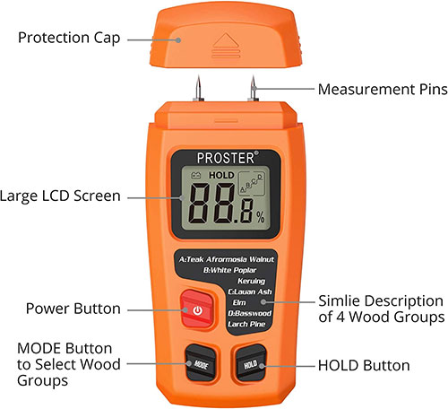 Proster Wood Moisture Meter