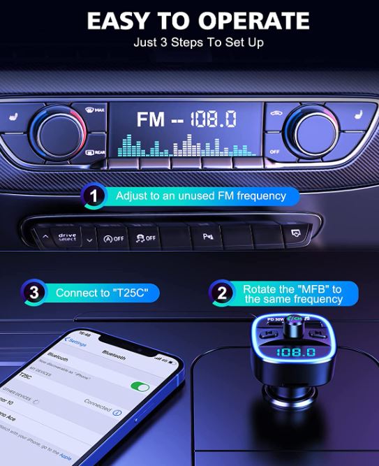 No Car Stereo Bluetooth or Aux? Try the Imden Wireless Car Kit