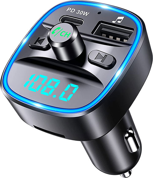 RIWUSI Bluetooth FM Transmitter for Car