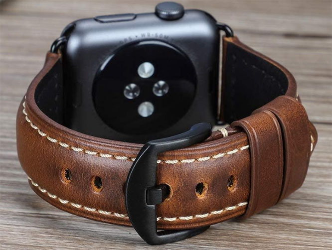 Sansui Leather Apple Watch Band