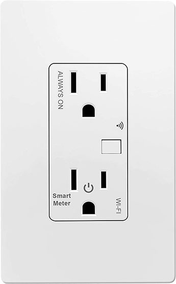 TOPGREENER Smart WiFi Outlet with Energy Monitoring