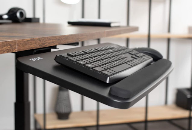 VIVO Ergonomic Keyboard and Mouse Tray