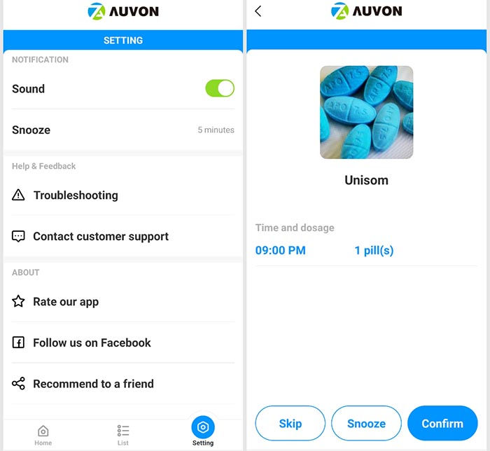 AUVON app