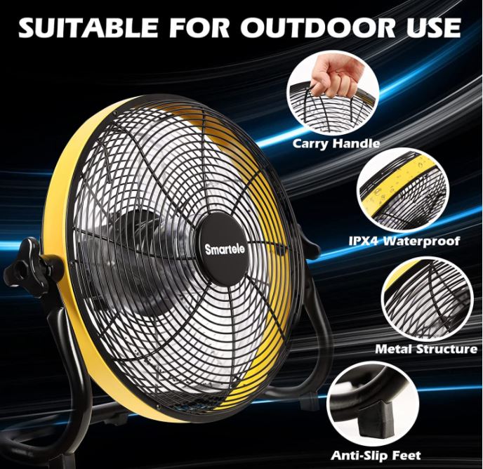 Guide to the Best Battery-Powered Outdoor Floor Fans in 2022