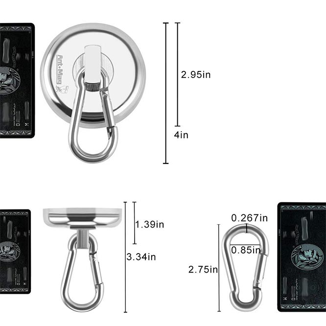 Ant Mag Carabiner Magnetic Hook