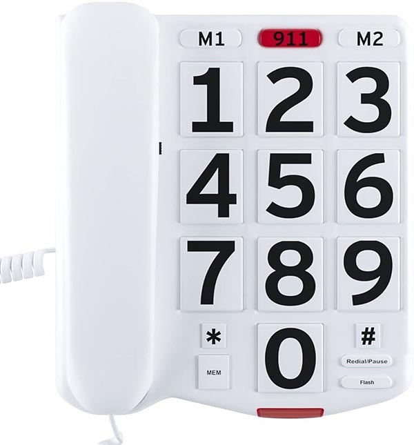 landline phones for blind seniors