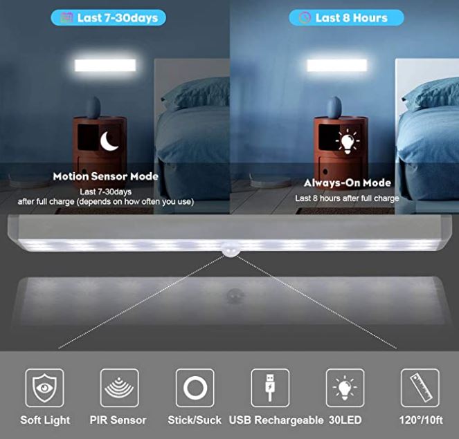 Homelife Motion Sensor LED Light Bar