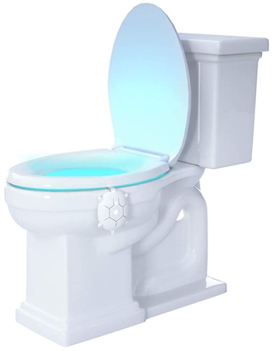 Motion Activated Disco Toilet Bowl Light –