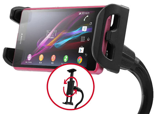 Macally Gooseneck Tablet Holder and Phone Clip
