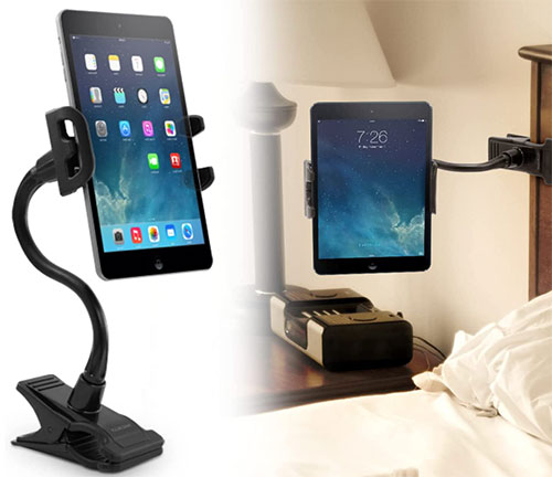 Macally Gooseneck Tablet Holder and Phone Clip