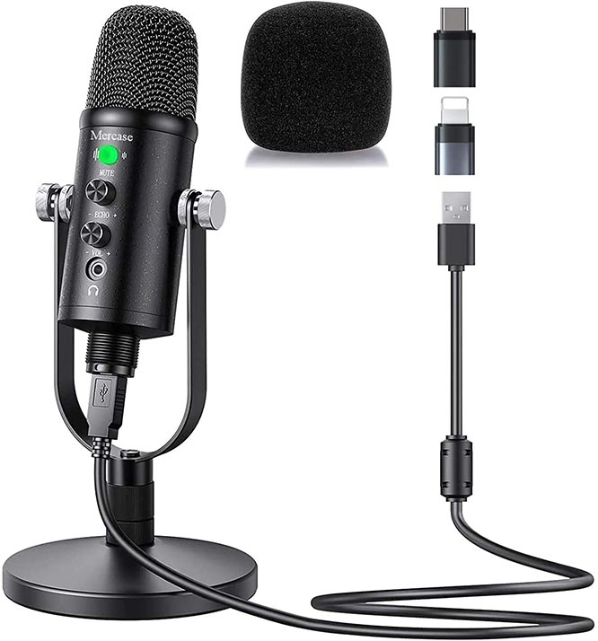 Mercase USB Condenser Microphone