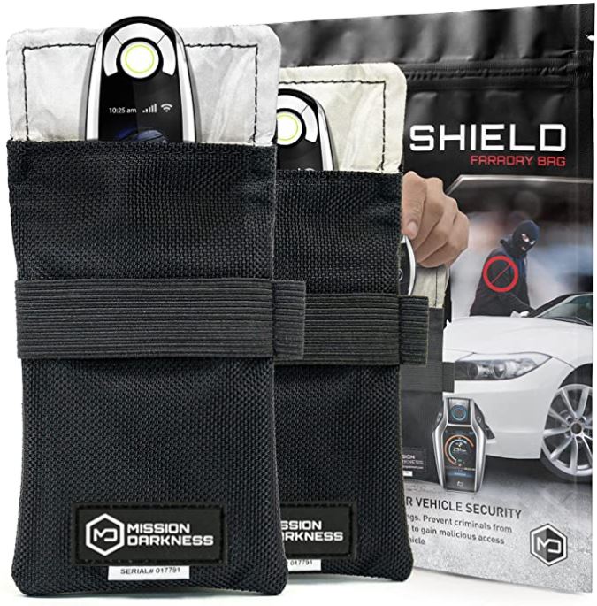 Approved Car Key Faraday Bag - 100% prevention to relay attack