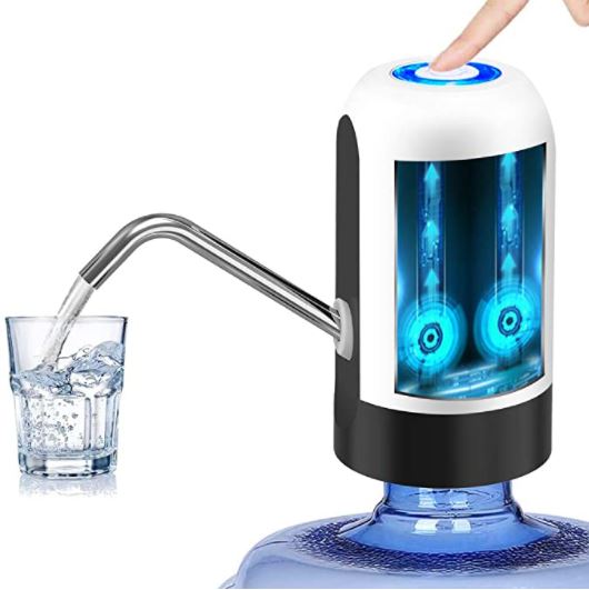 Best 5-Gallon Water Bottle Electric Pump Dispenser (with USB Charging)