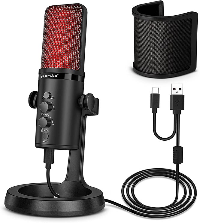 PROAR USB Condenser Microphone