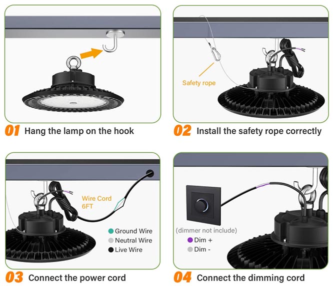 BFT 240W UFO LED High Bay Light