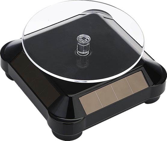 DelieKee Solar Display Stand Turntable