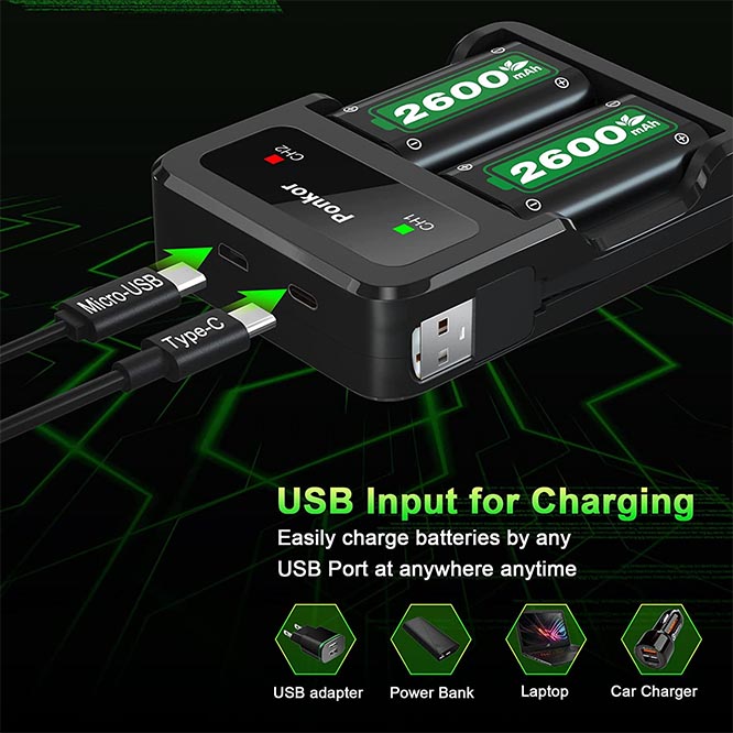 Ponkor Rechargeable Battery Packs