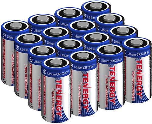 Tenergy 3V CR123A Lithium Batteries