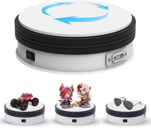 7 Diameter Battery Powered Electric Turntable Display, Collectible Model  Diorama Stands