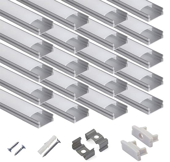 hunhun U-Shape LED Aluminum Channel System