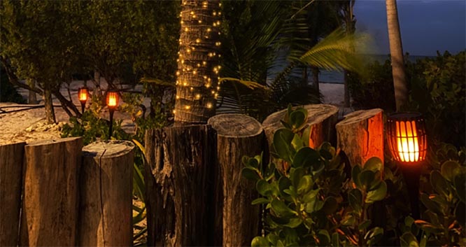 solar tiki torches