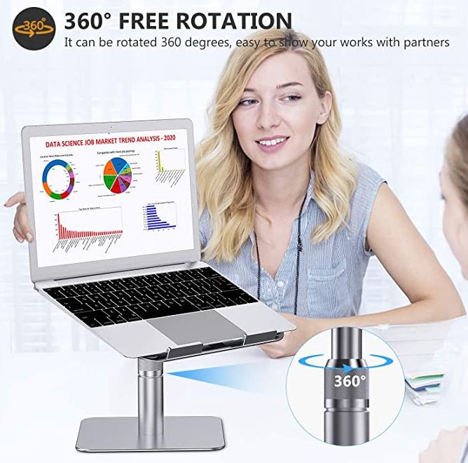 MegaStro MVP-Edition Laptop Stand 360 Rotatable - Megastro