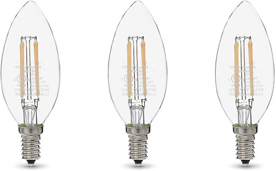 Amazon Basics Candelabra LED Light Bulbs