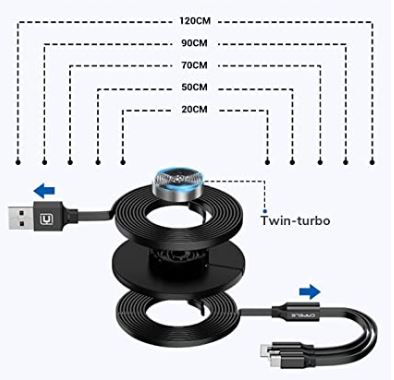 Câble USB Type-C 50cm CAFELE Flat Series