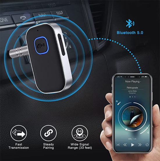 Best bluetooth aux transmitter deals for car