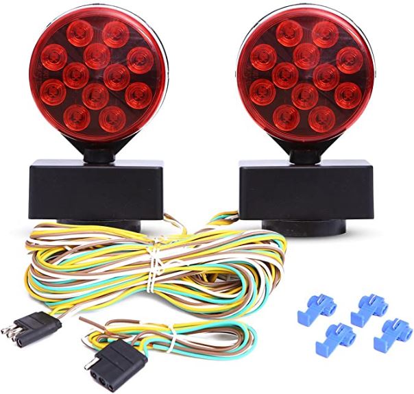 CZC AUTO 12V LED Magnetic Towing Light Kit