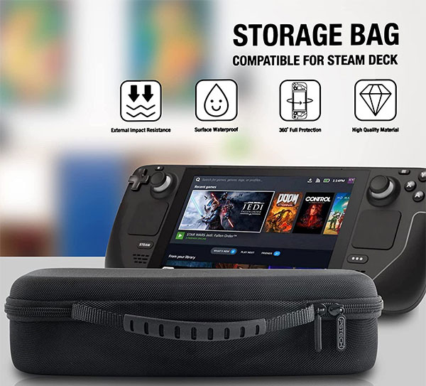 ECHZOVE Carry Case for Steam Deck