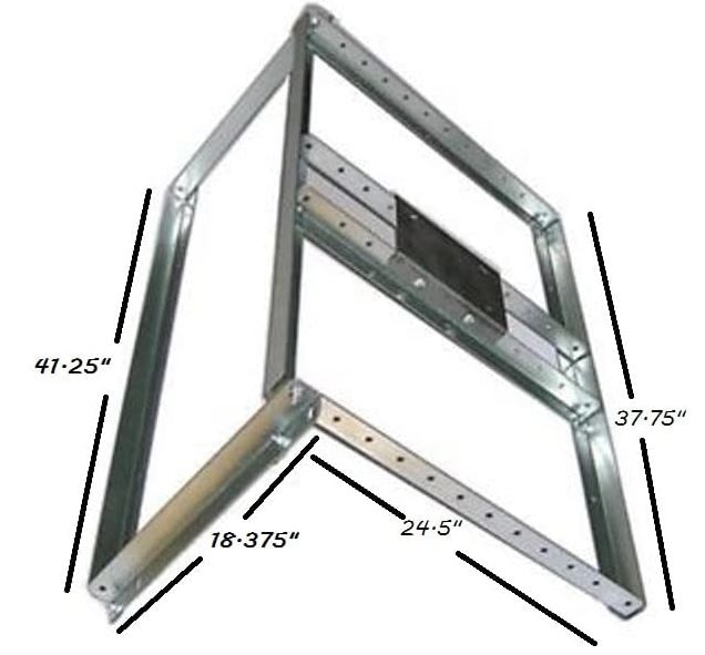 EZ PNP Non-Penetrating Peak Roof Mount