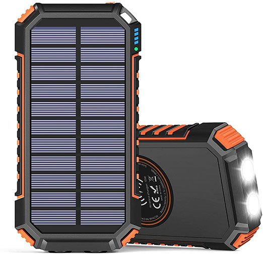 Hiluckey Solar Charger Power Bank