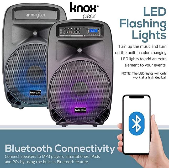 Knox 600 Watt 8 Piece Portable PA System